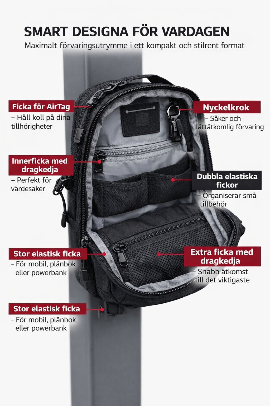 Magnetisk Träningsväska